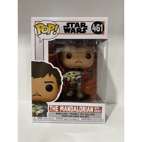 Funko POP! Star Wars – The Mandalorian with Grogu #461