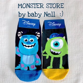 🍼 Monster Baby Sock 👾 #พร้อมส่ง ถุงเท้าข้อสั้นลายมอนสเตอร์