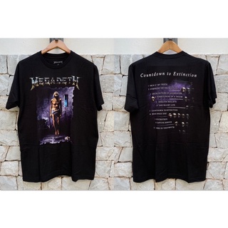 เสื้อวง Megadeth ลิขสิทธิ์แท้ 100% เสื้อ MEGADETHS-5XL