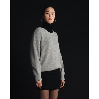 Aliotte - Elada Sweater เสื้อสเวตเตอร์ไหมพรมคอวี