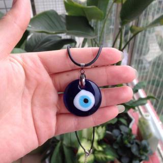 สร้อยคอนําโชคsanx sh evil eye  สีฟ้าน้ำเงิน A09-02-15