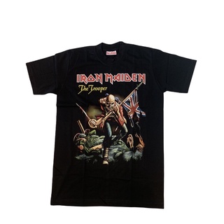 เสื้อยืดผ้าฝ้ายพรีเมี่ยมเสื้อวงดนตรี Iron Maiden ผ้าพรีเมี่ยม สกรีนแน่น พร้อมส่ง