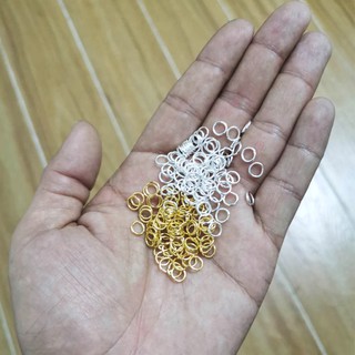 200 ชิ้น DIY แหวนทํา Tasbih สีทอง สีเงิน แยกแหวนเชื่อมต่อ สําหรับสร้อยข้อมือ เครื่องประดับ อุปกรณ์ทํา DIY