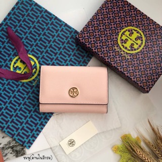 กระเป๋าสตางค์ TORY BURCH ROBINSON MEDIUM WALLET สีชมพู