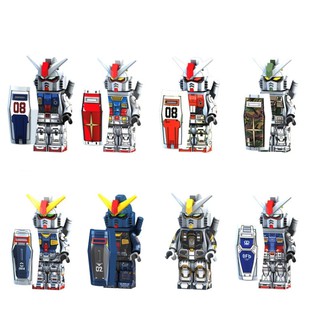 เลโก้ตัวต่อ Gundam set A (SET 8 PCS) ไม่มีกล่อง POC0104