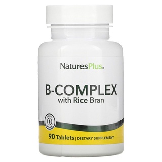 NaturesPlus B-Complex with Rice Bran 90 Tablets วิตามินบี วิตามินบีรวม รำข้าว Nature s Plus naturesplus