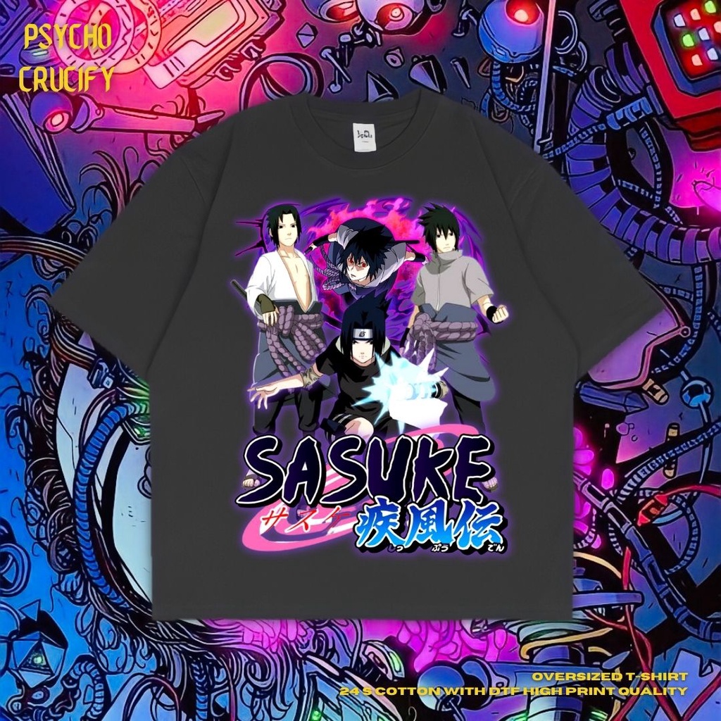 เสื้อยืด-ขนาดใหญ่-พิมพ์ลาย-psycho-crucify-uchiha-sasuke-สีดํา-สีเทาเข้ม-เสื้อยืด-ลาย-sasuke-uchiha-อนิเมะ-เสื้