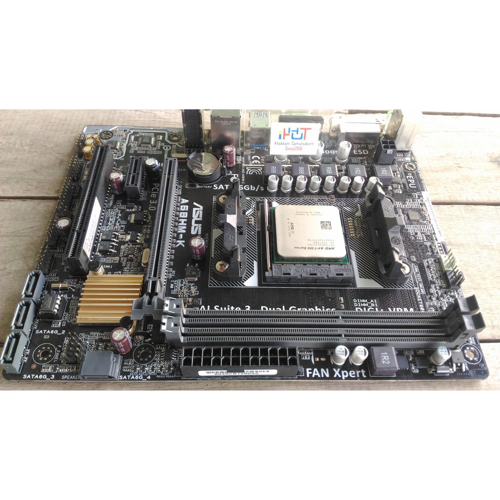 CPU AMD A4-7300 APU + MAINBOARD ASUS A68HM-K (FM2+ Set) | Shopee Thailand
