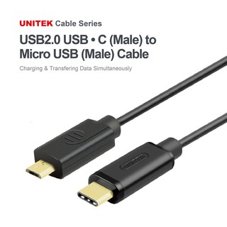 ภาพขนาดย่อสินค้าสาย Android (USB-C) to Micro USB แบบ Premium อย่างดียี่ห้อ UNITEK