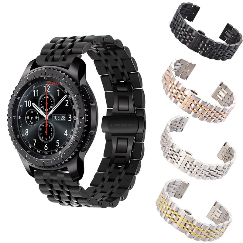 สแตนเลสสตีลสายคล้องคอผีเสื้อสำหรับ-samsung-gear-s3-classic-frontier-smart-watch