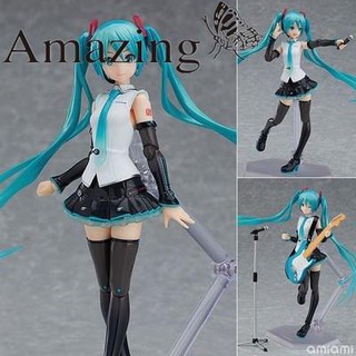 ฟิกเกอร์ฟิกเกอร์ Hatsune Miku V 4 X Figma 394 Pvc