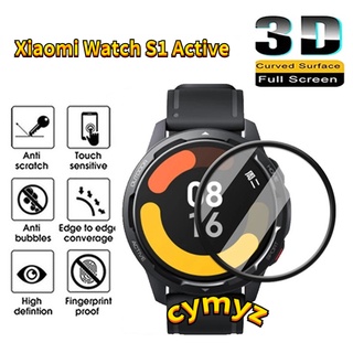 สินค้า ฟิล์ม Xiaomi Watch S1 Active ฟิล์ม ฟิล์มป้องกันรอยหน้าจอ 3D ฟิล์มกันรอยเต็มจอ สำหรับ Xiaomi Watch S1 Active  ฟิล์ม Xiaomi S1 Active  สติ๊กกอร์