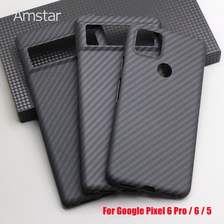 Kevlar เคสโทรศัพท์มือถือ คาร์บอนไฟเบอร์ บางมาก กันกระแทก สําหรับ Google Pixel 7 6 Pro 6A 5 7 6 Pro