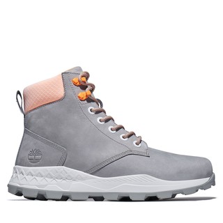 ภาพหน้าปกสินค้าTimberland Men\'s Grey and Orange Brooklyn 6-inch Boots รองเท้าบูทผู้ชาย (FTMA2HQS) ซึ่งคุณอาจชอบราคาและรีวิวของสินค้านี้