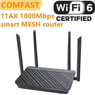 COMFAST WIFI6 Router 11ax 1800MbpsGigabit wireless mesh เร้าเตอร์ตาข่ายพลังงานสูง 2.4G/5G แบบไร้สาย
