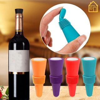 Leak Proof Glossy Cork Stopper Champagne Bottle Sealer Bar Accessories/ Silicone Wine Bottle Stopper Beer Stopper