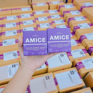 สบู่ผิวเผือก amice soap 70 กรัม by collarich