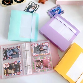 [อ่านก่อน] Pastel Binder : แฟ้ม PP 2 ห่วง ขนาดเล็ก แฟ้มใส่เฟรมการ์ด แฟ้มใส่เคสการ์ด แฟ้มใส่การ์ด toploader