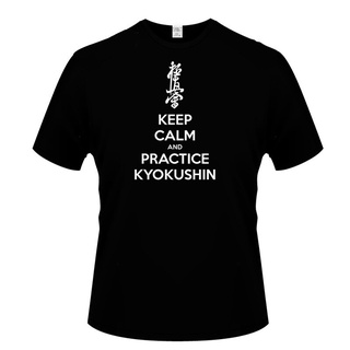 เสื้อยืดโอเวอร์ไซส์เสื้อยืดแขนสั้นลําลอง เข้ารูป พิมพ์ลายคาราเต้ kyokushin คุณภาพสูง สําหรับผู้ชายS-3XL