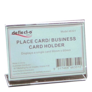 ป้ายนามบัตรอะคริลิกใส L-Shape รุ่น 46301 แนวนอน101356Insert Namecard L-Shape Horizon