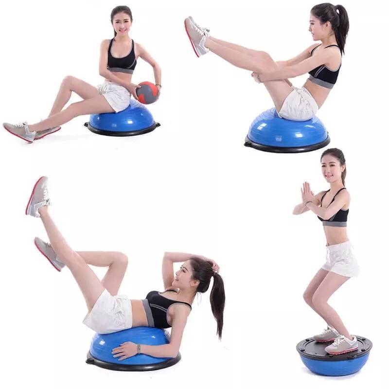 bosu-ball-โยคะฟิตเนส-บอลออกกำลังกาย-ลูกบอลครึ่งวงกลมออกกำลังกาย-มีพร้อมส่ง