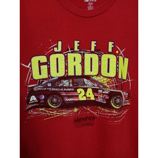 เสื้อยืด มือสอง ลายรถ nascar อก 48 ยาว 28.5