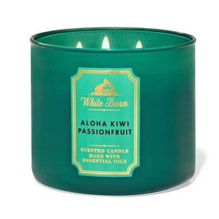 Bath & Body Works White Barn Scented Candle #Aloha Kiwi Passionfruit 411 g