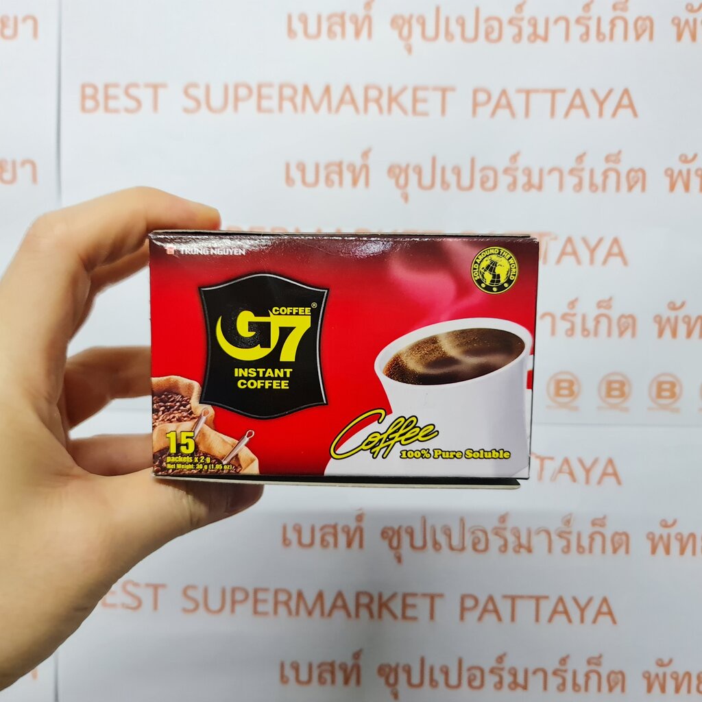 ภาพหน้าปกสินค้าG7กาแฟ เวียดนาม 15 ซอง (ซองละ 2 กรัม) จากร้าน bestsupermarket บน Shopee