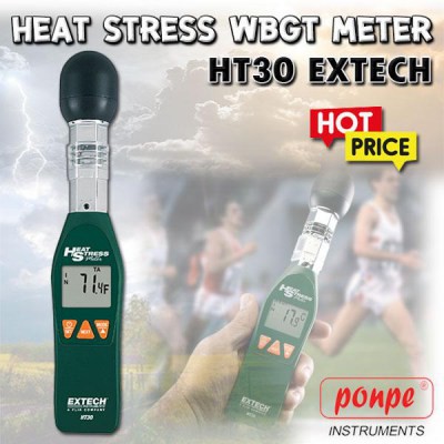 HT30 EXTECH เครื่องวัดดัชนีความร้อน HEAT STRESS WBGT METER[ของแท้ ...
