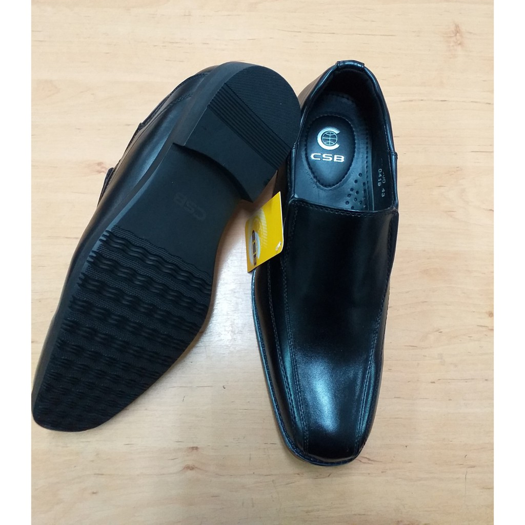 ภาพสินค้ารองเท้าคัชชูชายสีดำCM500สำหรับนักศึกษา คนทำงาน จากร้าน oshoes บน Shopee ภาพที่ 2