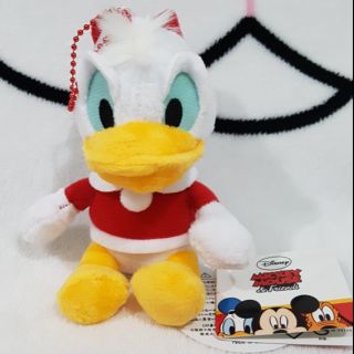 พวงกุญแจ ตุ๊กตา โดนัลดั๊ก donald duck แท้ santa christmas