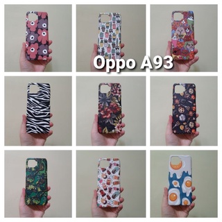 เคสแข็ง Oppo A93 เคสไม่คลุมรอบนะคะ เปิดบน เปิดล่าง (ตอนกดสั่งซื้อ จะมีให้เลือกลายก่อนชำระเงินค่ะ)