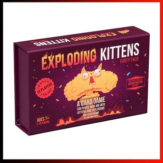 ภาพหน้าปกสินค้า【Ready Stock】Exploding Kittens Party Pack Card Game  Family-Friendly Party Games Board Game 10 Player Multiplayer Card Game Strategy ที่เกี่ยวข้อง