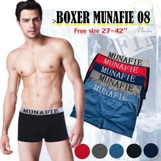 เช็ครีวิวสินค้า[MNF-08] mimibra Boxerผู้ชาย กางเกงในชาย กางเกงในผู้ชายบ๊อกเซอร์