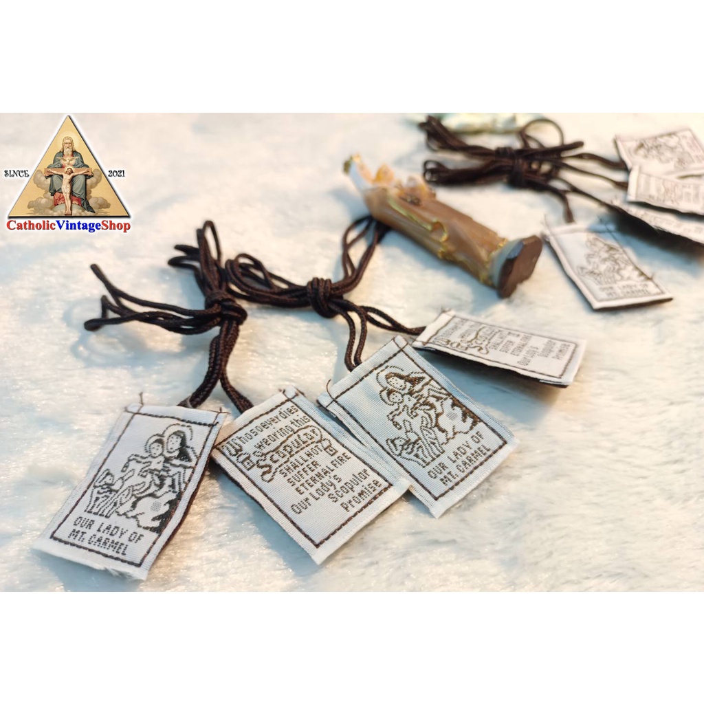 สายจำพวก-scapular-แม่พระประจักษ์แห่งภูเขาคาร์แมล-our-lady-of-mount-carmel-catholic-คาทอลิก-คริสต์