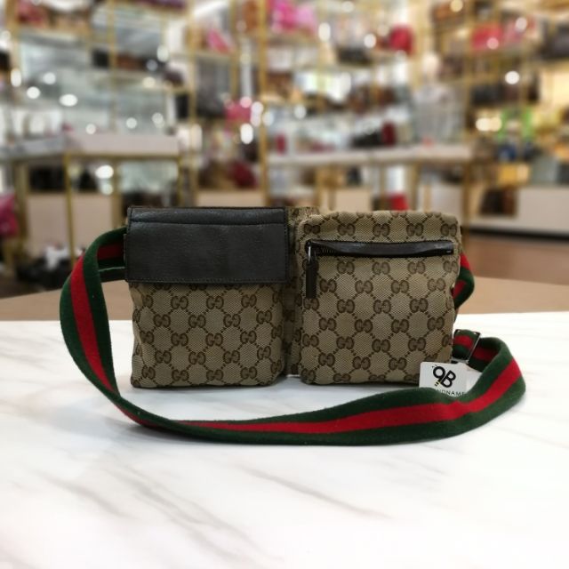 กระเป๋าคาดอกของแท้มือ2-used-gucci-belt-bag