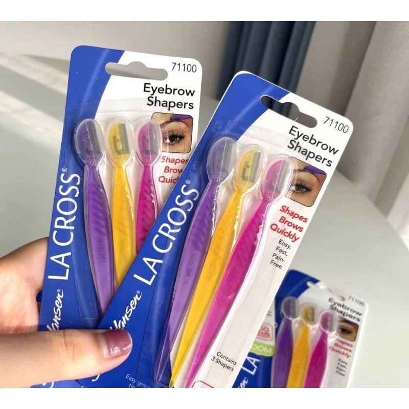 lacross-eyebrow-shapers-ชุดมีดกันคิ้วกันขนอ่อนส่วนเกิน