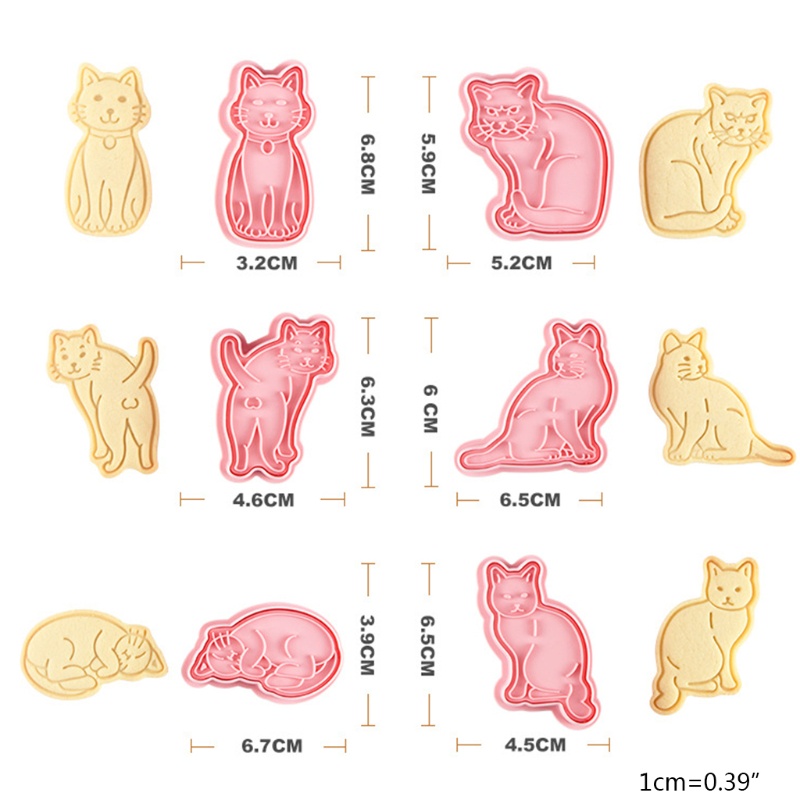 aotoo-แม่พิมพ์พลาสติก-รูปแมวน่ารัก-สําหรับตัดคุกกี้-บิสกิต-บิสกิต-6-ชิ้น