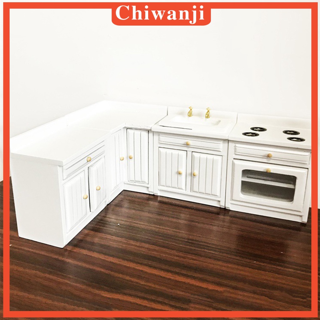 chiwanji-1-12-scale-โมเดลห้องครัวจําลองขนาดมินิสีขาวของเล่นสําหรับเด็ก