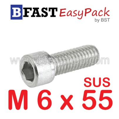 สกรูหัวจมสแตนเลส-sus304-m-6-x-55-ถึง-100