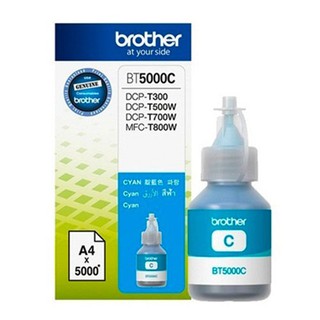 หมึกเติมแท้  BROTHER BT-5000 C For : Brother DCP-T300 / DCP-T500W / DCP-T700W / MFC-T800W