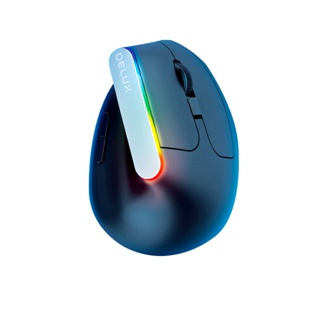 โปรโมชั่น : Delux M618C 2.4G Wireless แนวตั้งเมาส์ Ergonomic 6 ปุ่ม 1600 DPI เมาส์คอมพิวเตอร์ Mini USB ที่มีสีสันเกมเม้าส์สำหรับแล็ปท็อป