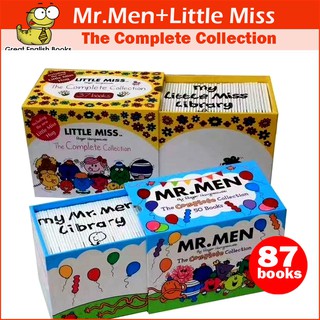 (*ใช้โค้ด coinคืน10%* ได้)   Mr Men + Little Miss The Complete Collection (87 Books) By Roger Hargreaves