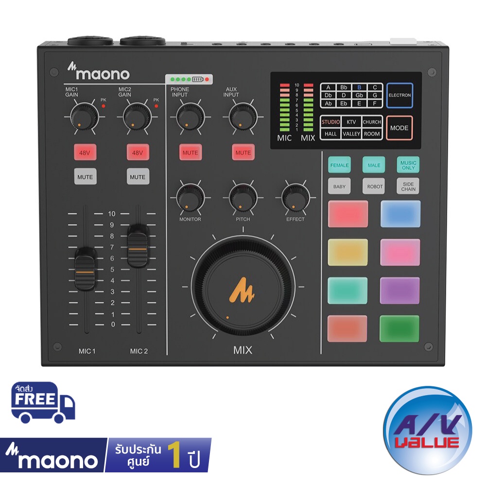 maono-au-am100-professional-audio-interface-sound-card-mixer