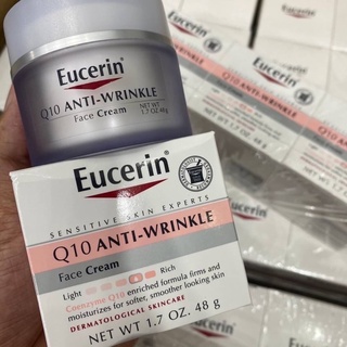 Eucerin Q10 Anti-Wrinkle Face  Creme 48gแท้นะคะ100%💯💯