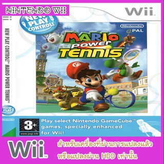 แผ่นเกมส์ wii - Mario Power Tennis