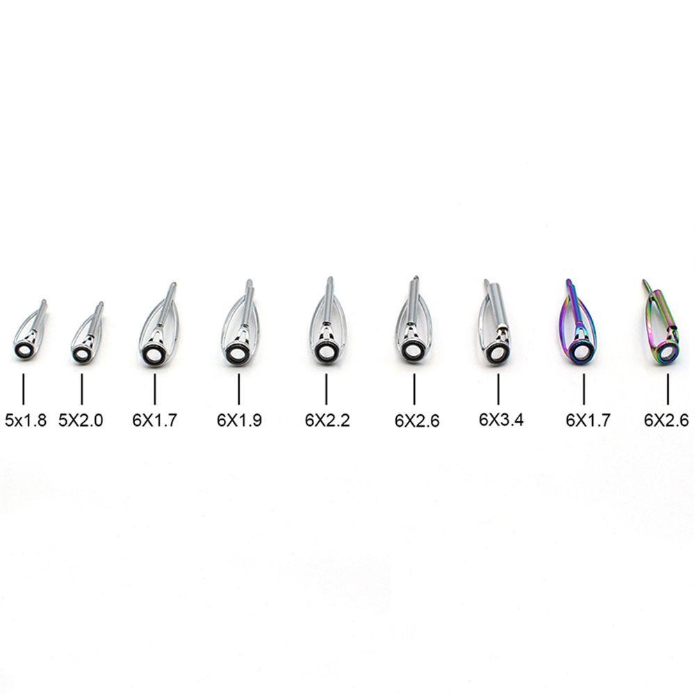 cvmax-แหวนไกด์คันเบ็ดตกปลา-กรอบสีเงิน-ขนาดเล็ก-1-8-มม-3-6-มม