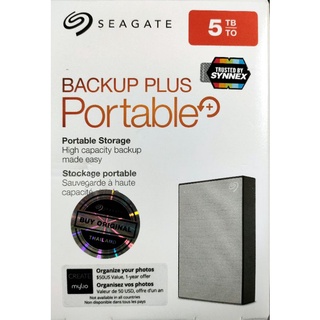 ภาพหน้าปกสินค้า5TB EXT. HDD Seagate Backup Plus Portable(ฮาร์ดดิสก์) มือสอง ประกัน SEP 2023-2024 ซึ่งคุณอาจชอบราคาและรีวิวของสินค้านี้