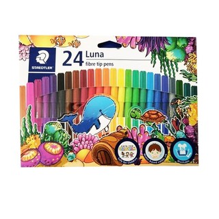 STAEDTLER สีเมจิก LUNA 24 สี ปากกาเมจิก ปากกาสีน้ำ เมจิก