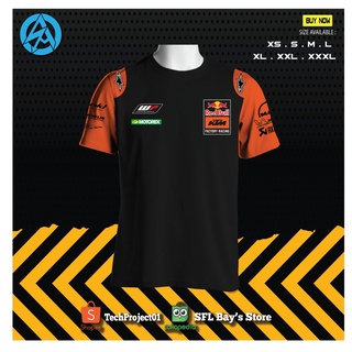 ใหม่ เสื้อยืด ลายทีมแข่งรถ KTM MotoGP คุณภาพดี 2021